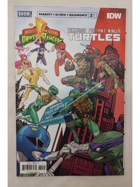 Power Rangers TMNT #2 BOOM IDW Crossover Cover A Comic